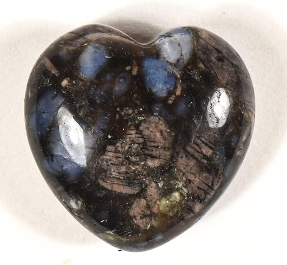 HQRP Crystal Heart Stone Collection