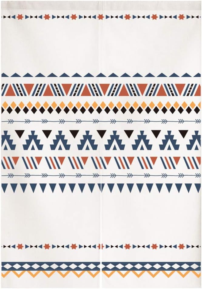 Japanese Style Doorway Curtain Tapestry Abstract Geometric