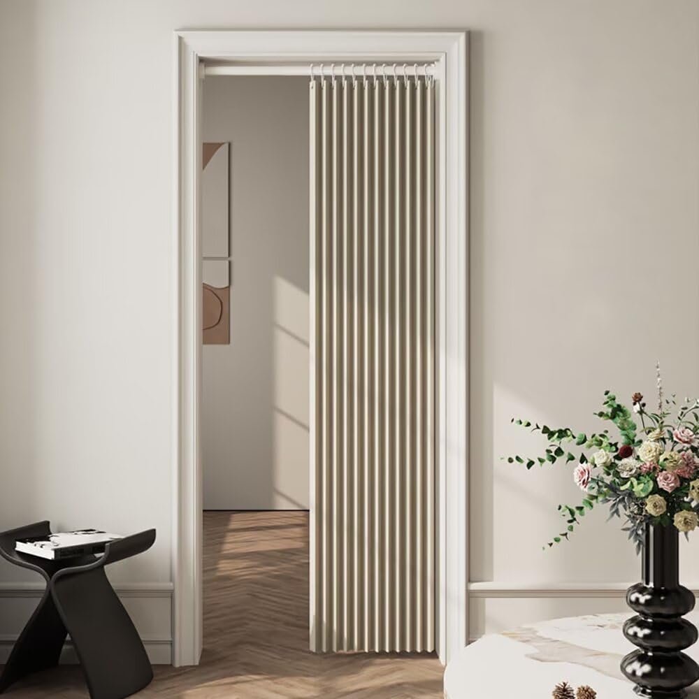 Blackout Door Curtain with Hooks 59x94 Inch Panel