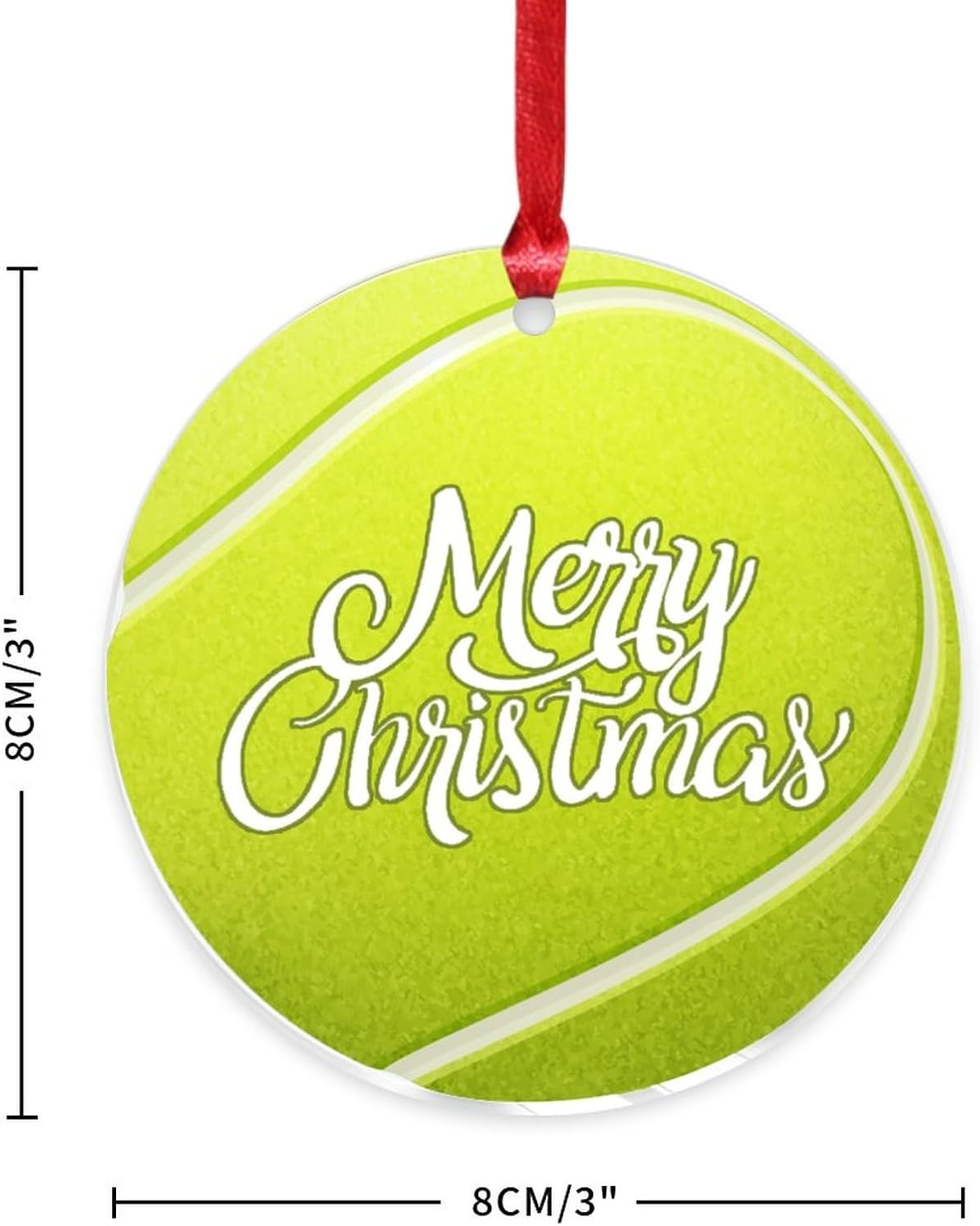 Autravelco 2023 Acrylic Christmas Ornaments Hanging Decor