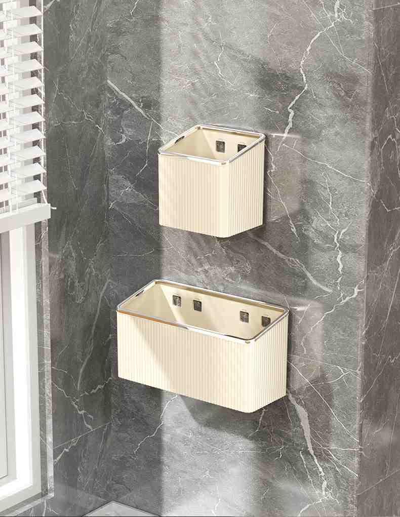 Wall Mounted Floating Shelf Organizer No Drilling