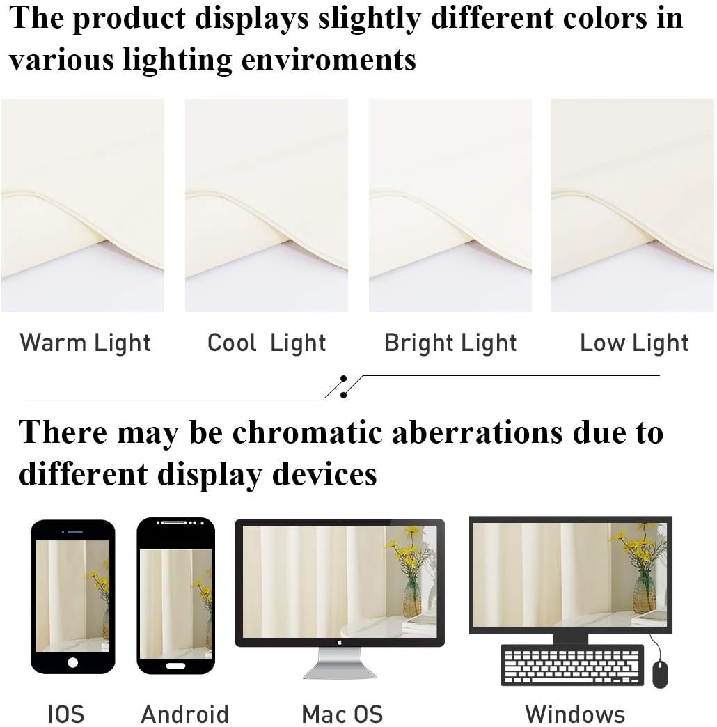 StangH Doorway Curtains Ivory White Panel