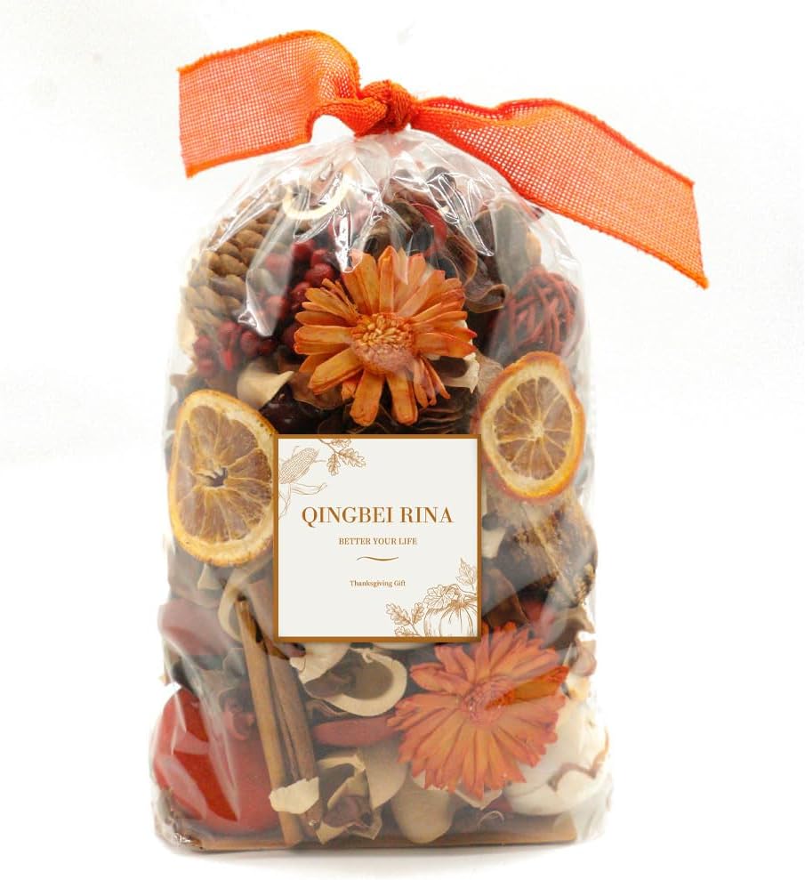 Qingbei Rina Cinnamon Scented Fall Potpourri Bag