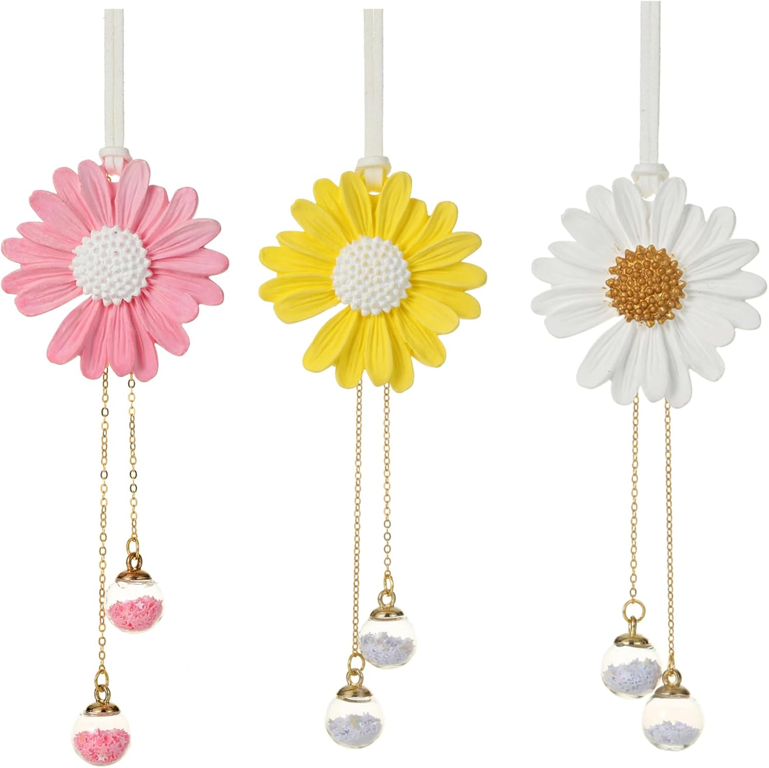 Chrysanthemum Car Decor - Rear View Mirror Accessory