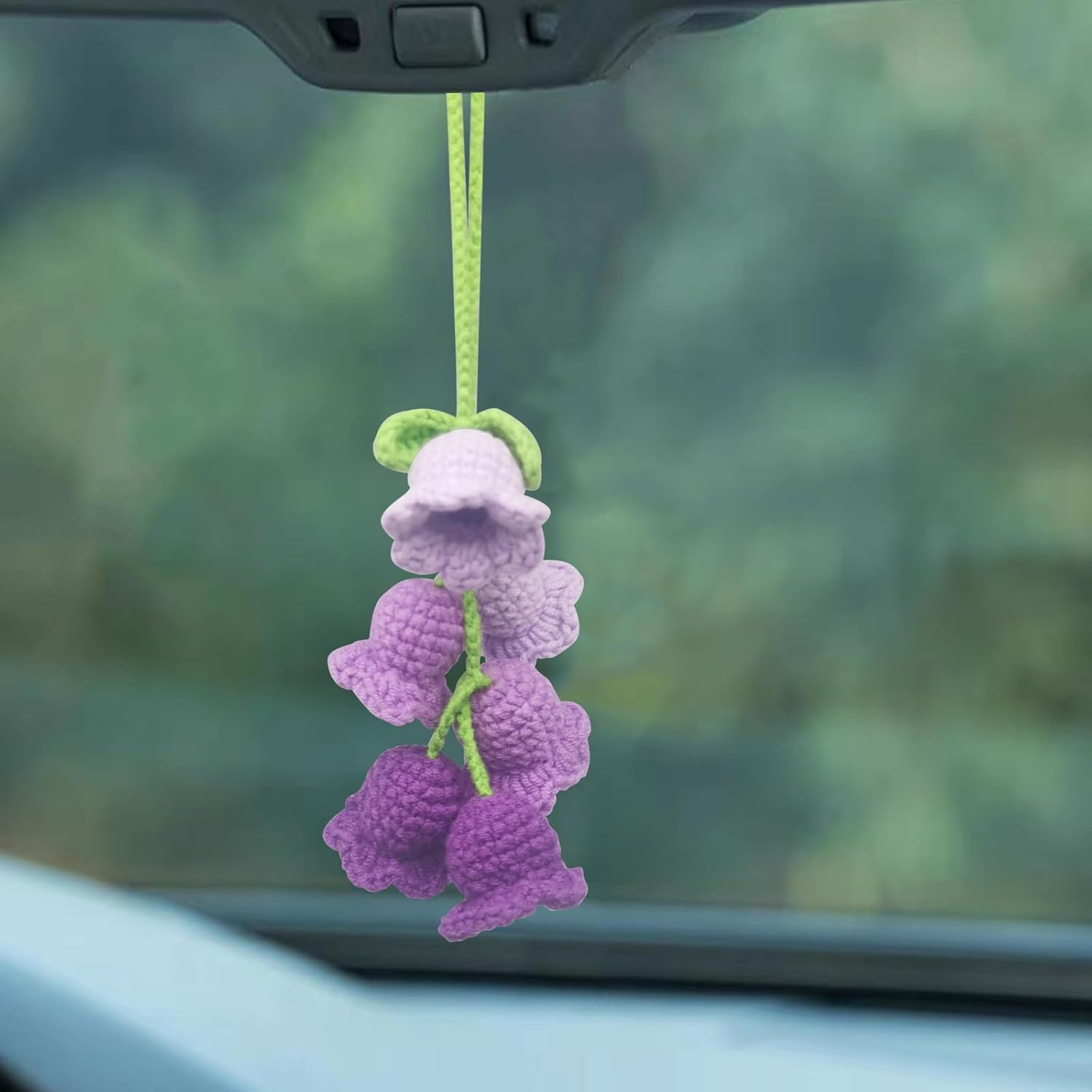 Owemtao Lily of The Valley Car Mirror Hanging Ornament