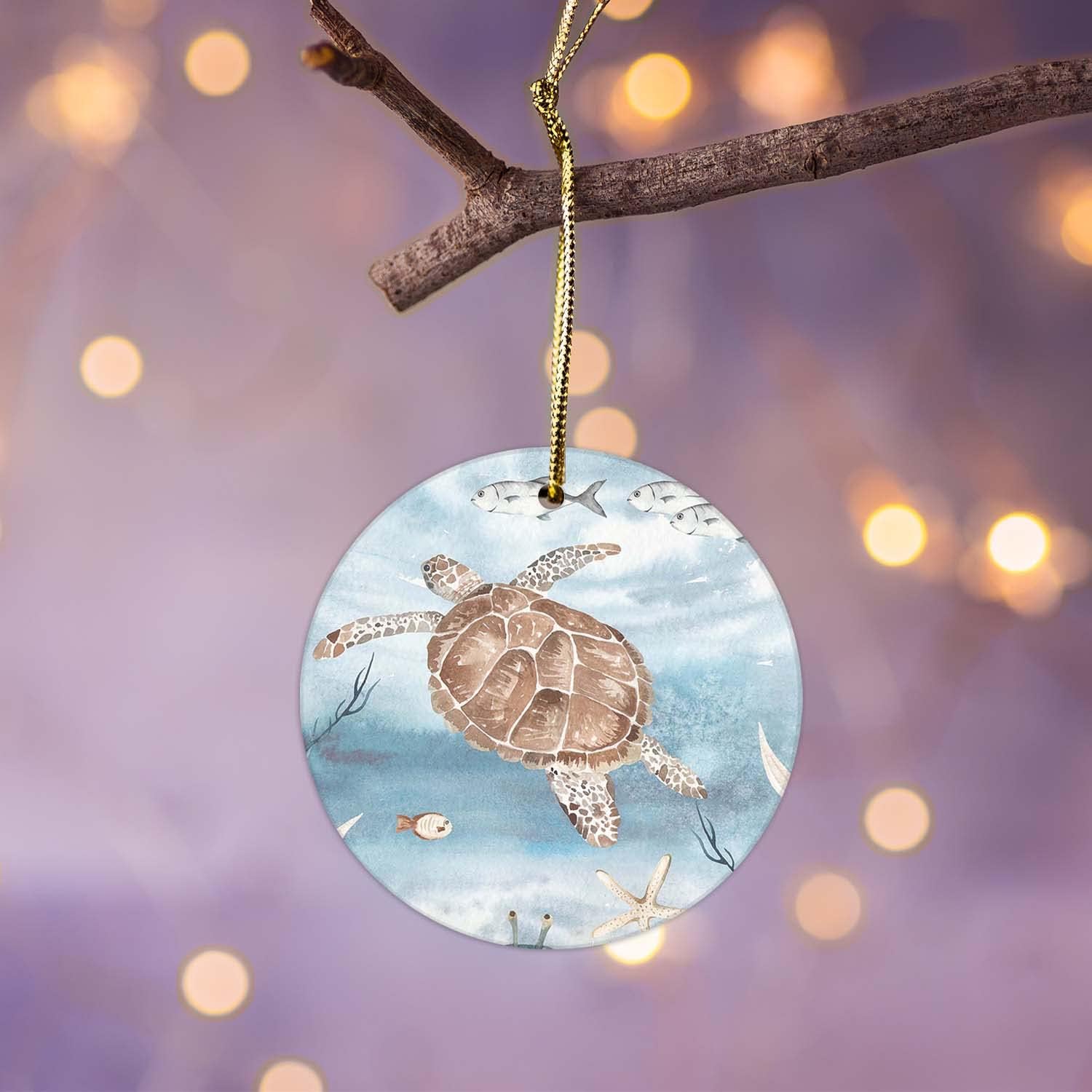 MEVRA Turtle Christmas Ornament Funny Decor for Halloween