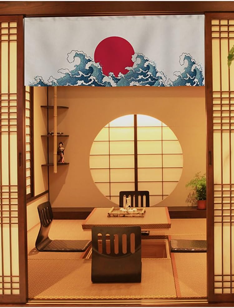 Konsilsa Japanese Curtain Panels No-Drill