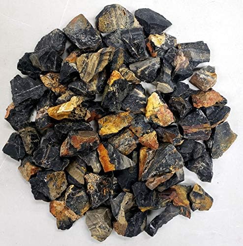 12 LB Black Onyx Stones - Natural Crystal for Healing and Crafting