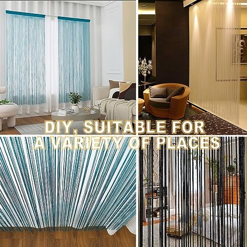 YIIBAII Door Curtains Coffee 39x79 Inch