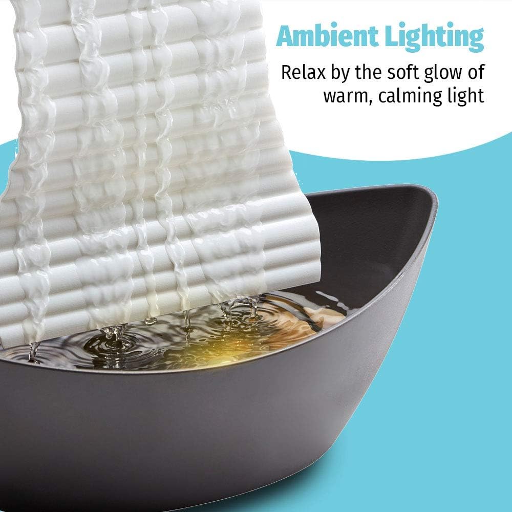 HoMedics White Waters Relaxation Tabletop Fountain