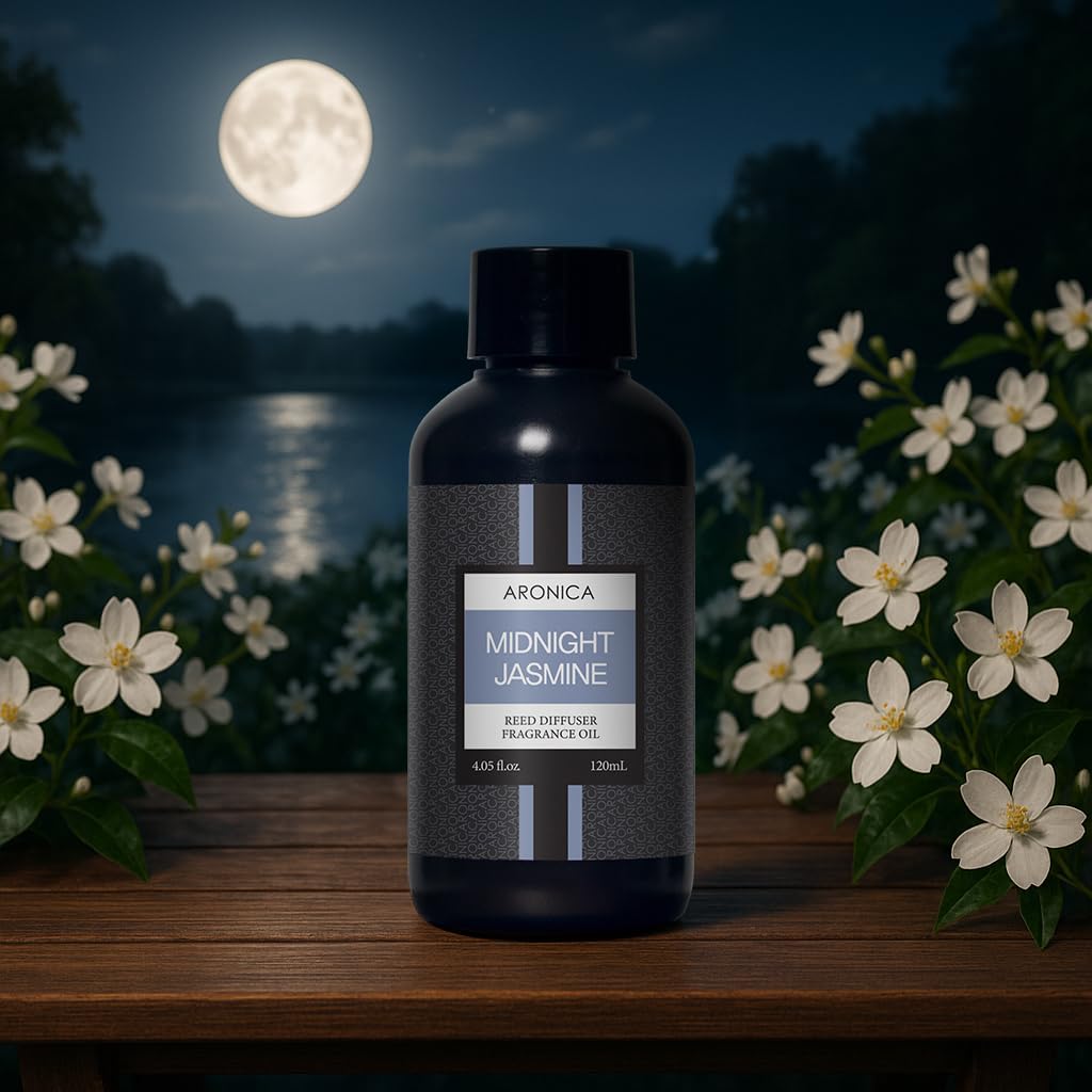 Aronica Midnight Jasmin Reed Diffuser Oil Refill 507oz