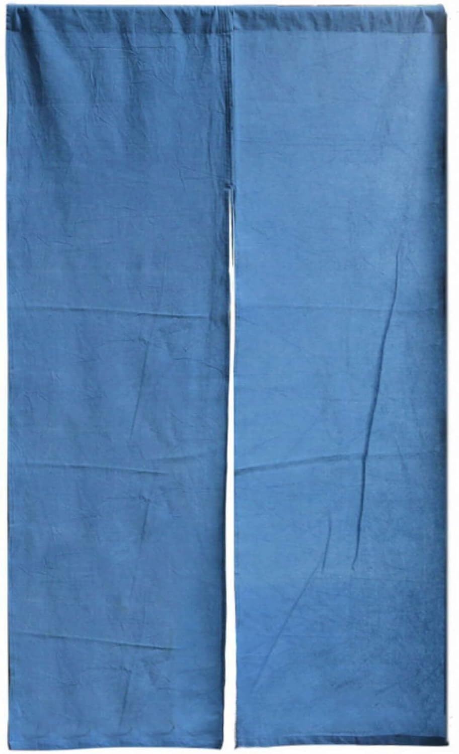 Hand Dyed Japanese Noren Curtain Blue 275x59in
