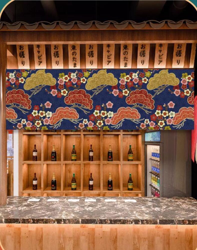 Japanese Sushi Bar Noren Curtain Panel Doorway