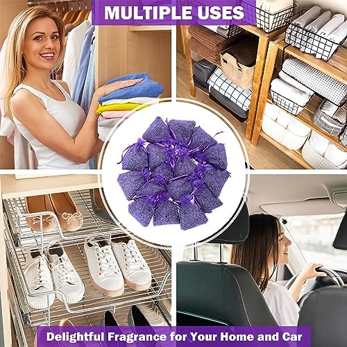 French Lavender Sachets Set of 16 for Closets and Drawers