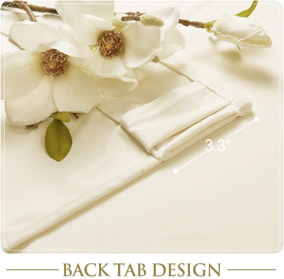 StangH Doorway Curtains Ivory White Panel