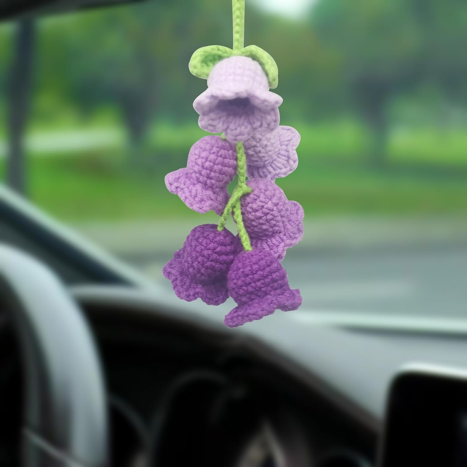 Owemtao Lily of The Valley Car Mirror Hanging Ornament