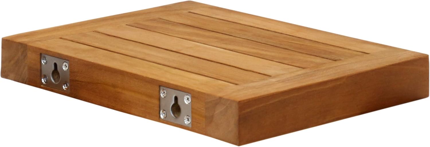 AquaTeak 12 Inch Floating Wall Shelf