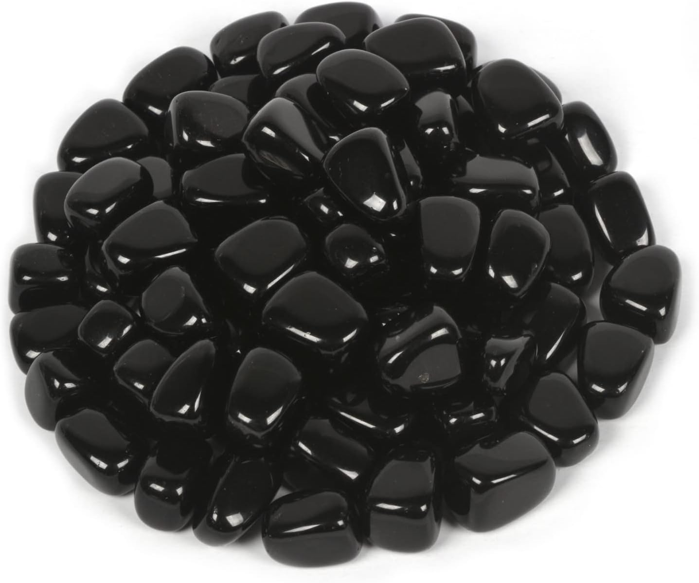 Justinstones 100 Grams Black Obsidian Tumbled Stones Collection