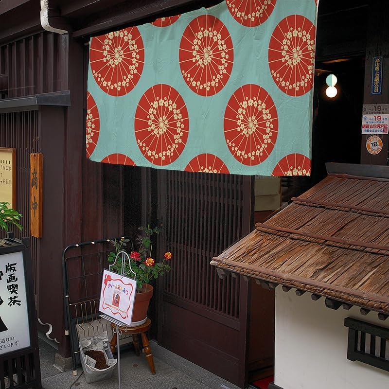 Konsilsa Japanese Curtain Doorway Panel No-Drill Installation