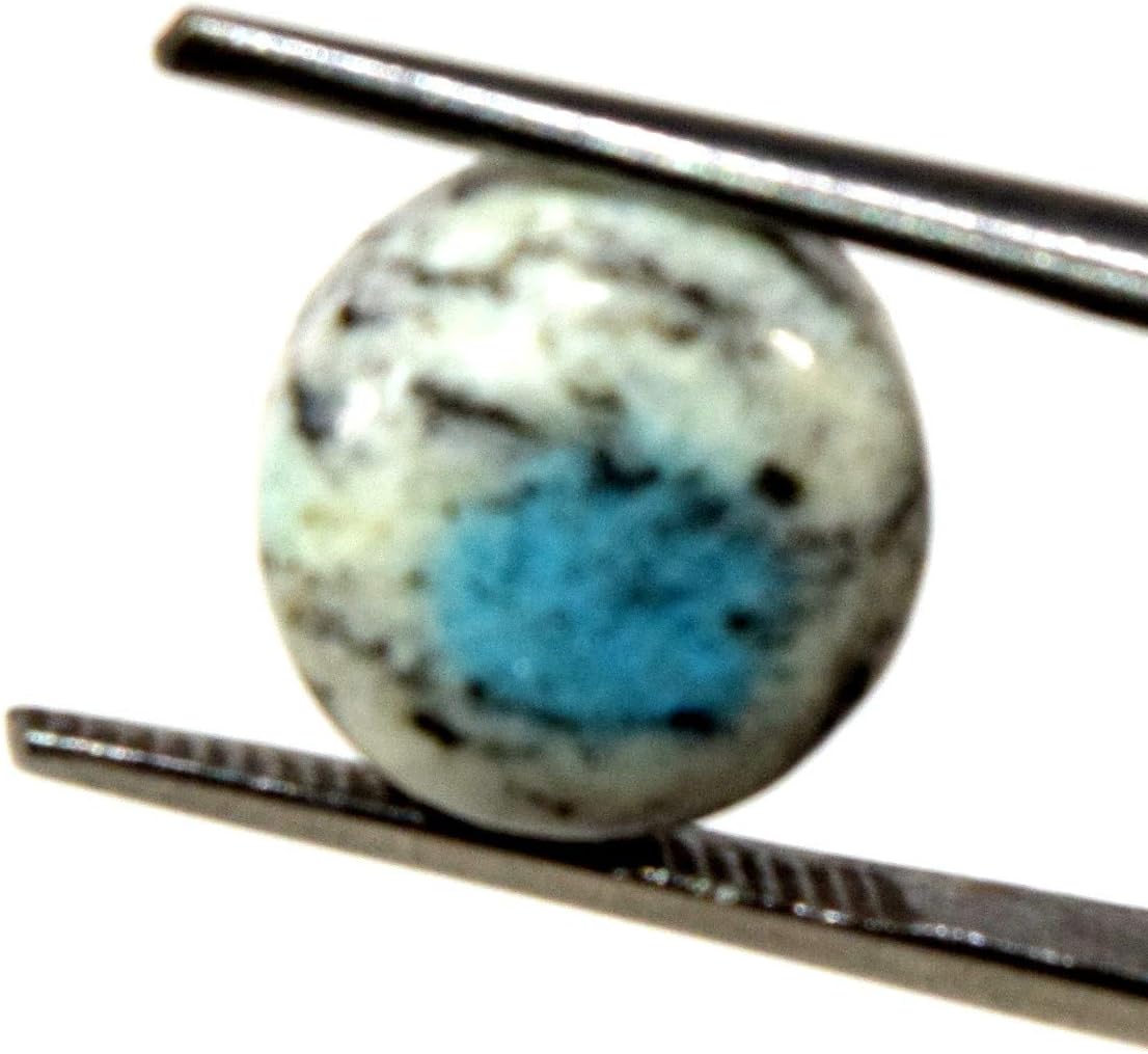 HQRP 45 Ct 9mm K2 Jasper Azurite Cabochon Gemstone