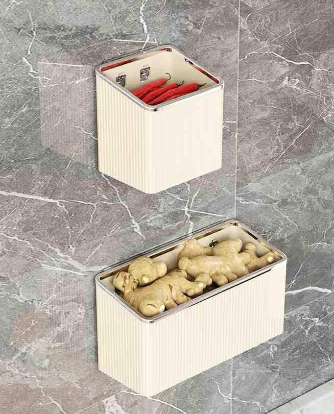 Wall Mounted Floating Shelf Organizer No Drilling