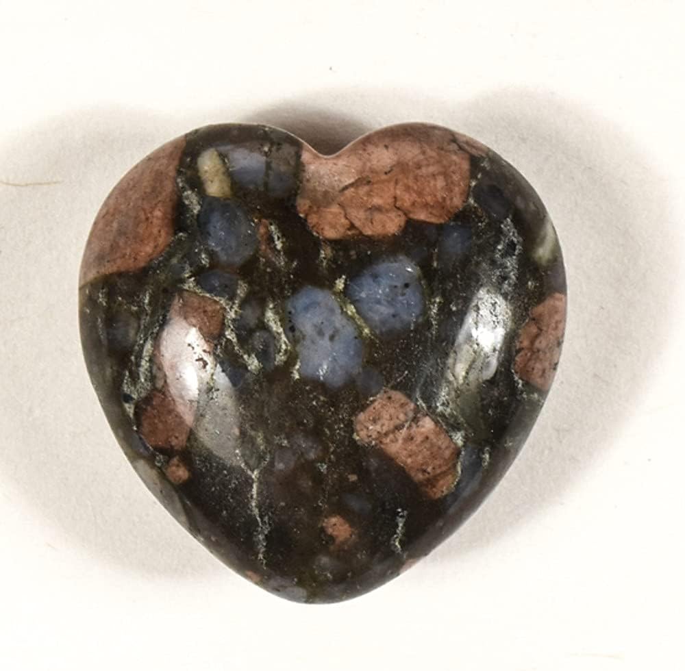 HQRP Crystal Heart Stone Collection