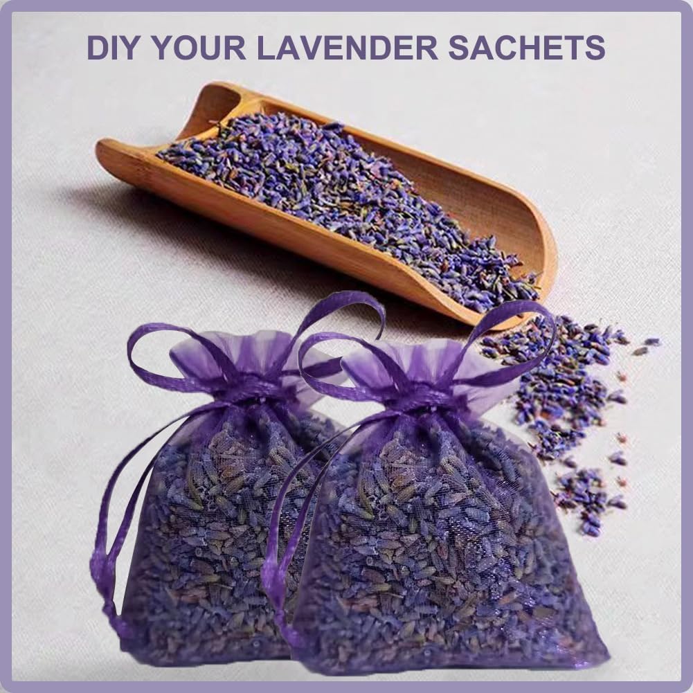 Dried Lavender Sachets for Home Pack of 20