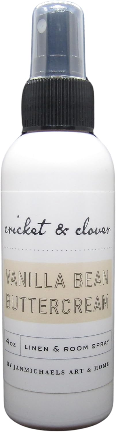 Cricket Clover Vanilla Bean Buttercream Room Spray 4 Ounce