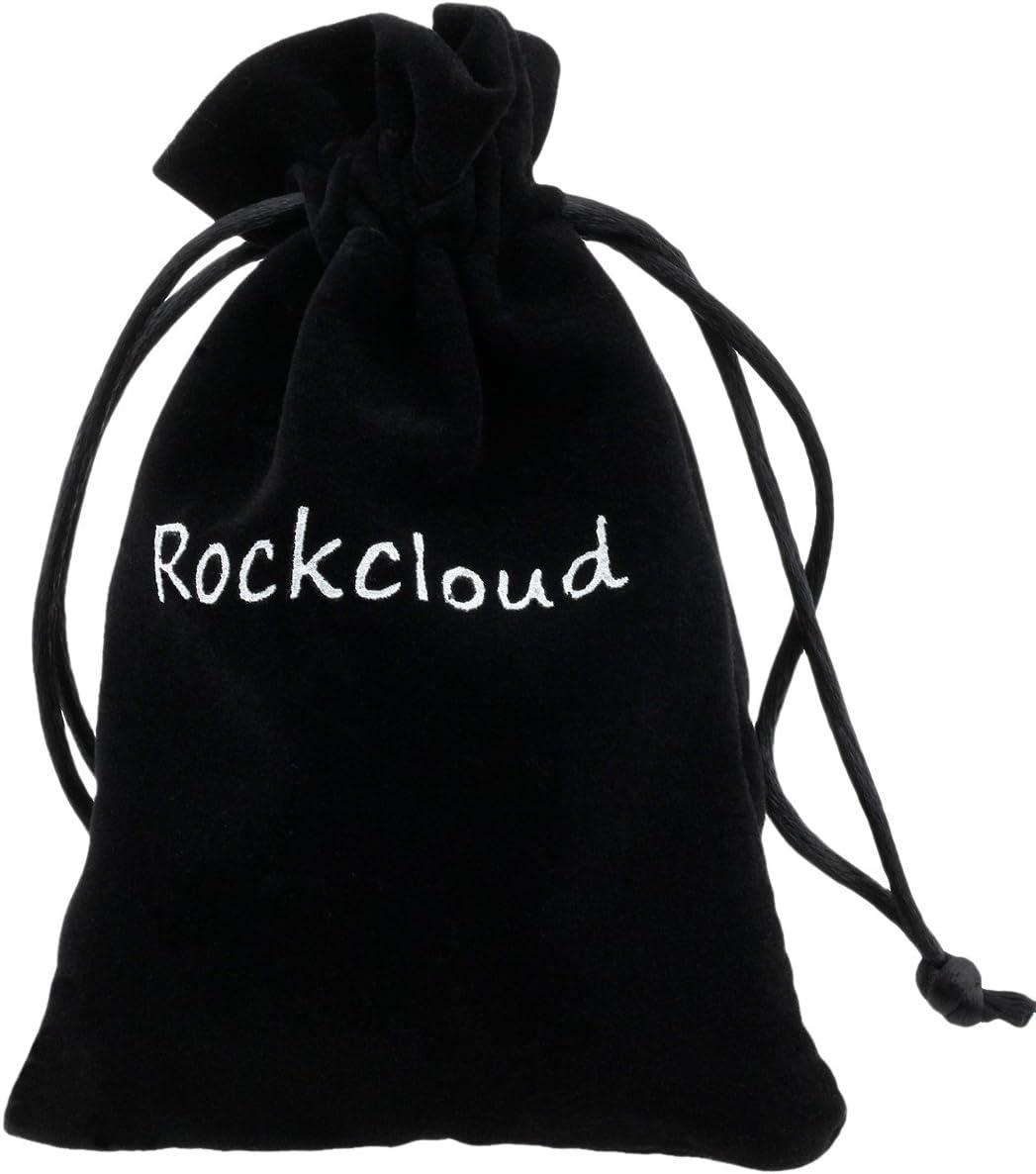 Rockcloud Black Obsidian Worry Stones Pack of 10