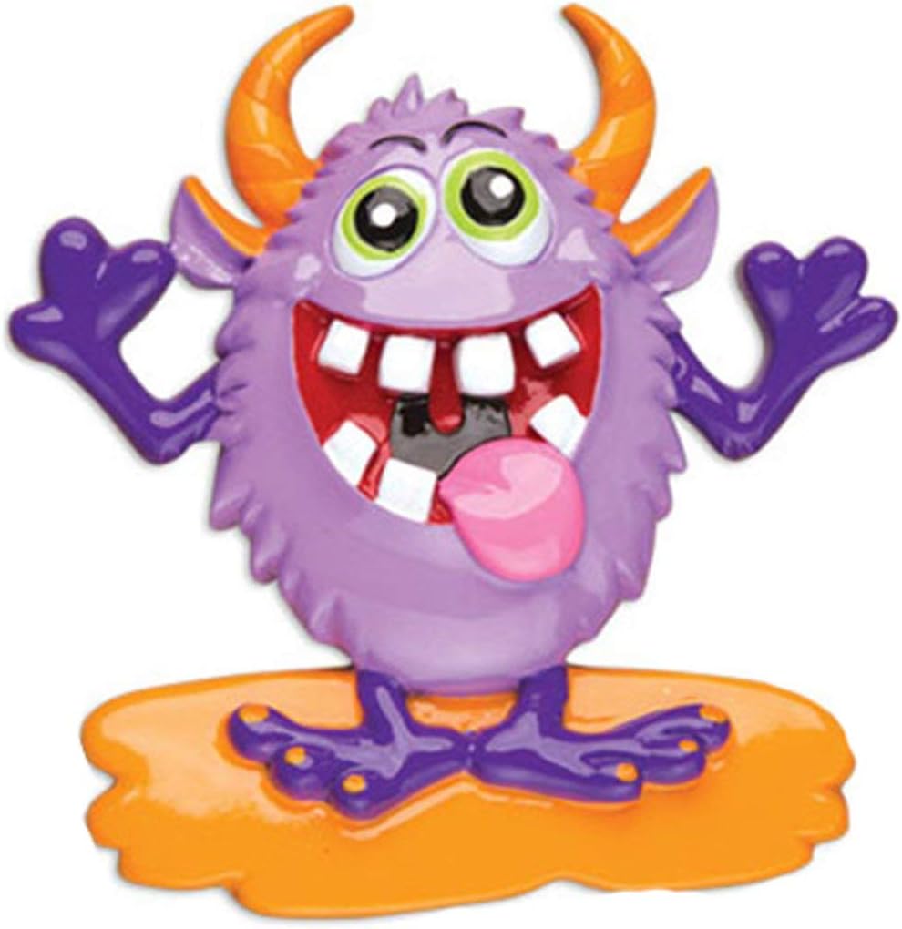 Personalized Monster Christmas Ornaments 2024 for Boys