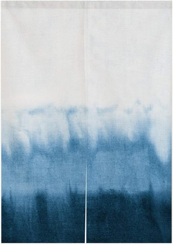 Japanese Indigo Noren Door Curtain Tapestry Boho Room Divider