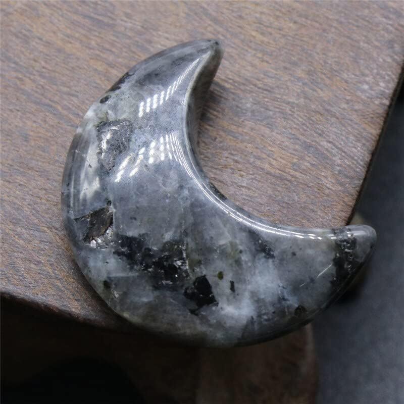 30MM Moon Shaped Natural Crystal Stone Healing
