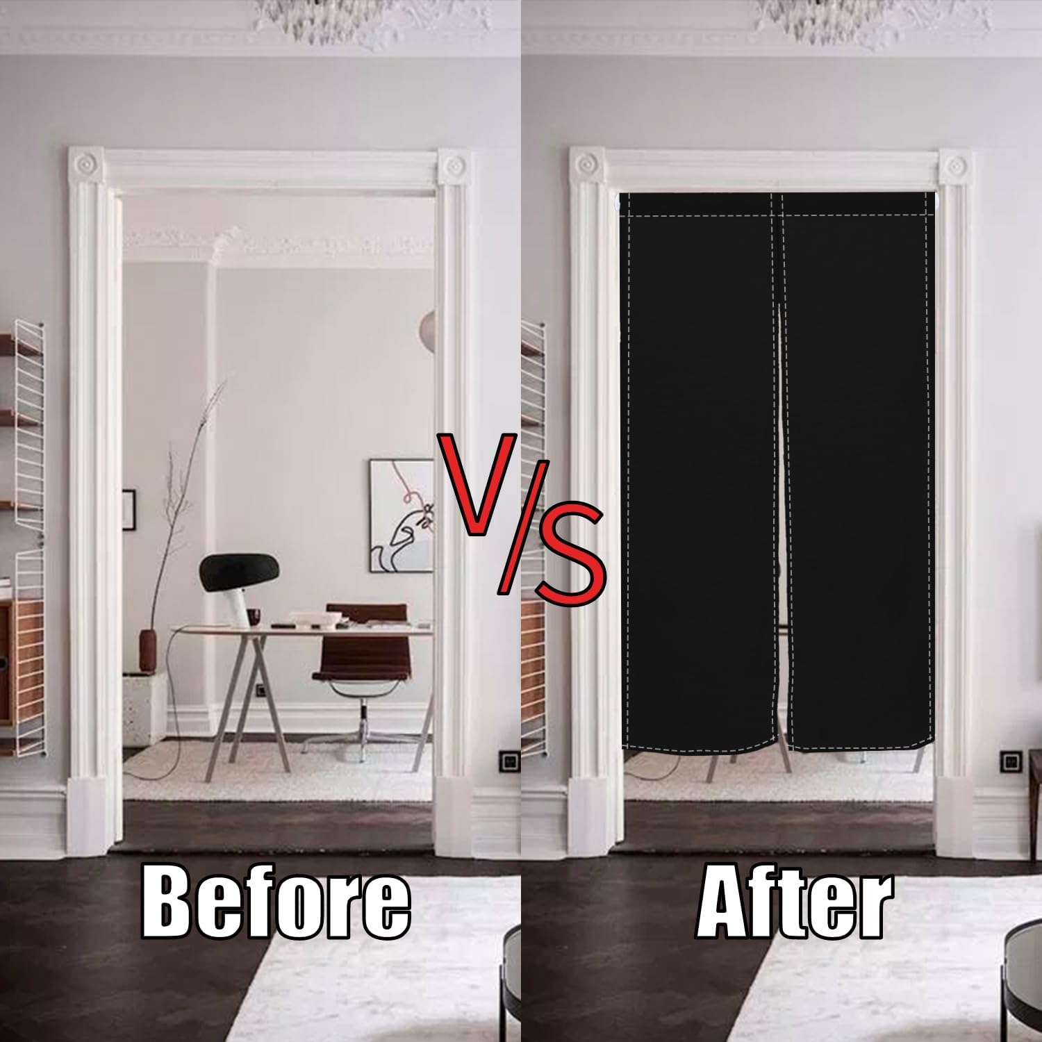 Long Japanese Noren Door Curtain Privacy Divider