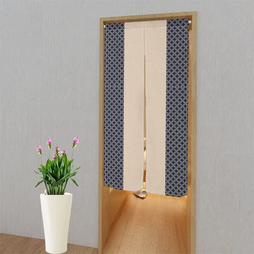 Leowefowa Japanese Noren Panel Curtain 335 x 709 Inches
