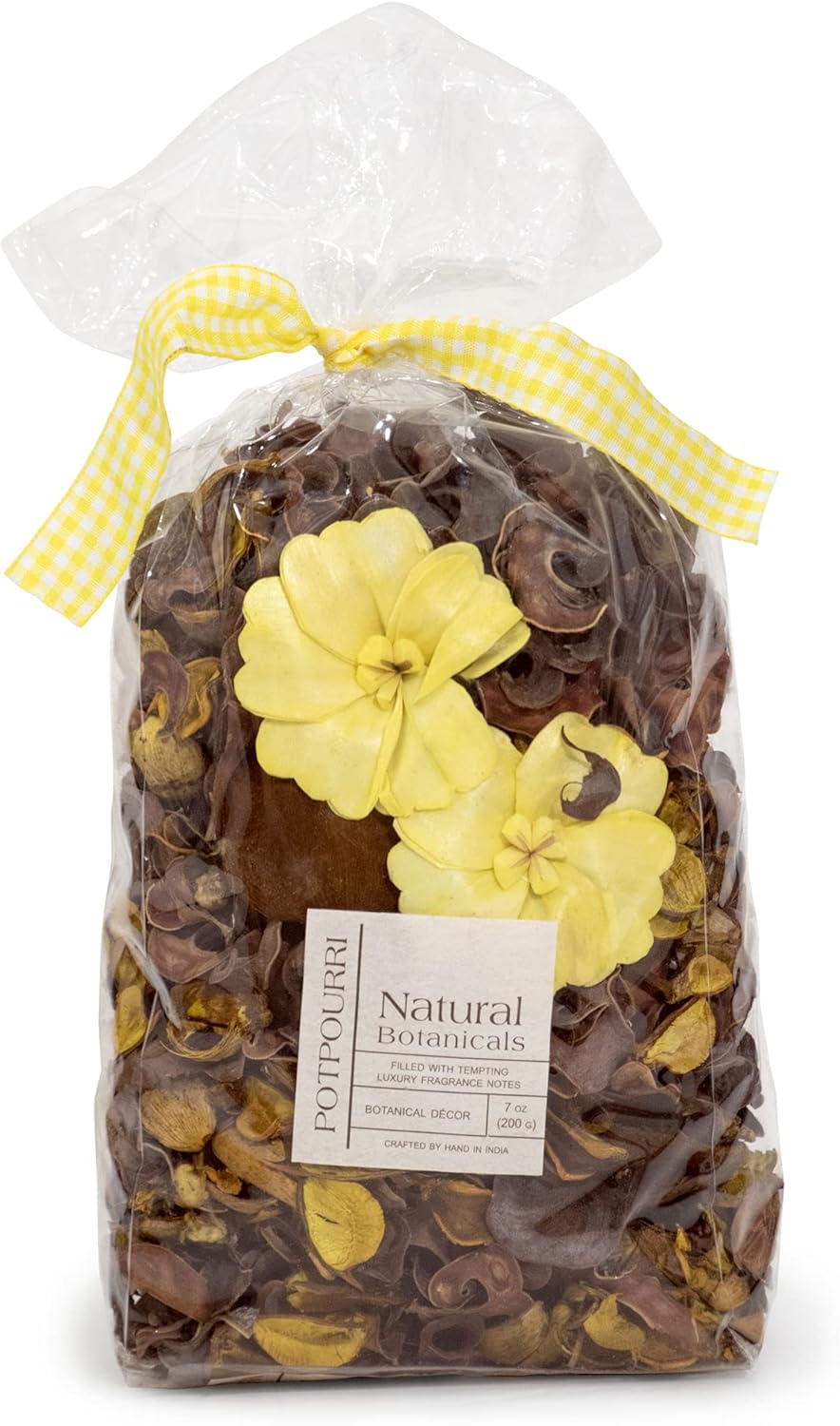 Fragrance Potpourri Bag Yellow Yuzu Lemon Zest