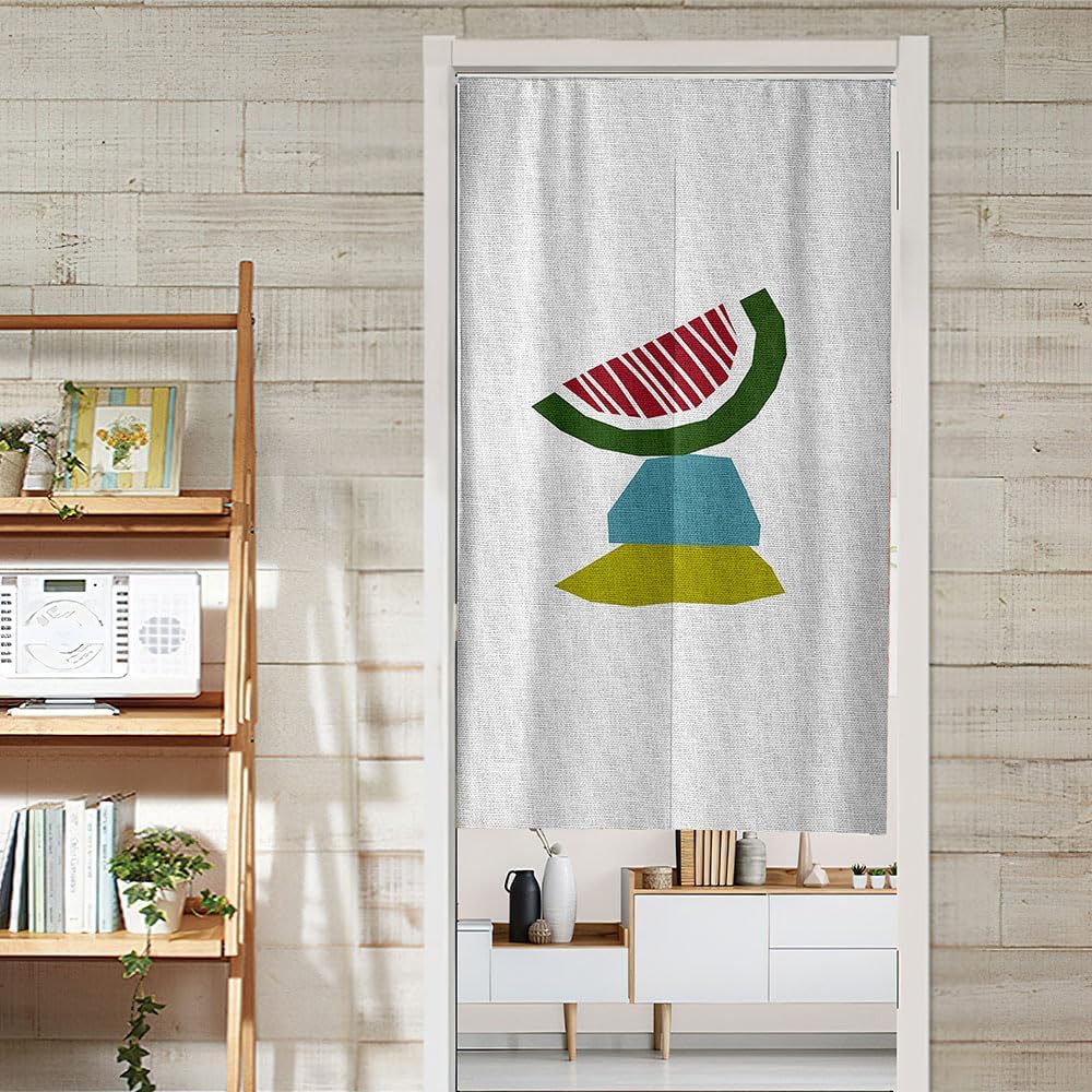Chickwin Japanese Door Curtain Linen Panels