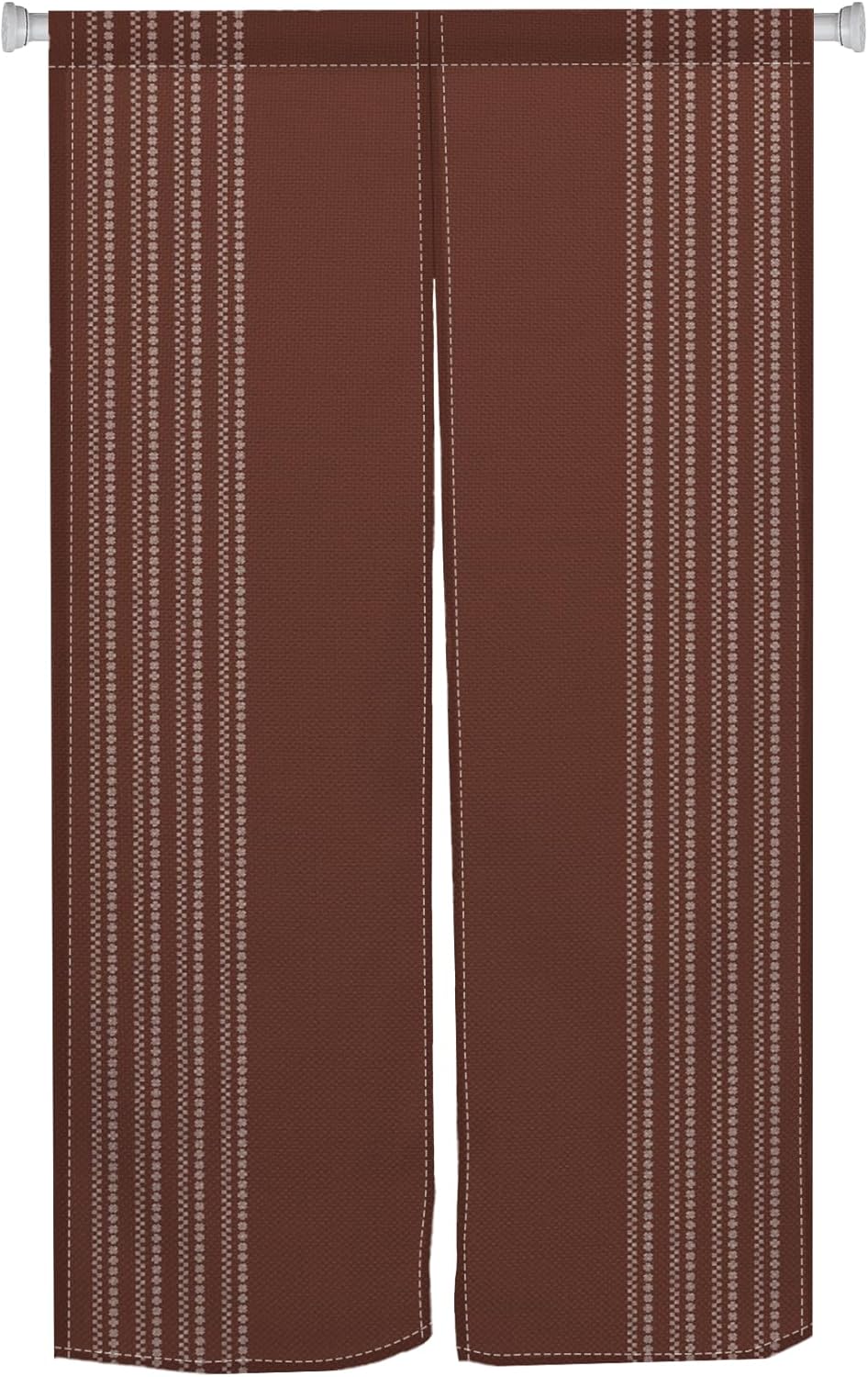 Japanese Style Noren Curtain Panel 34x60 Inch