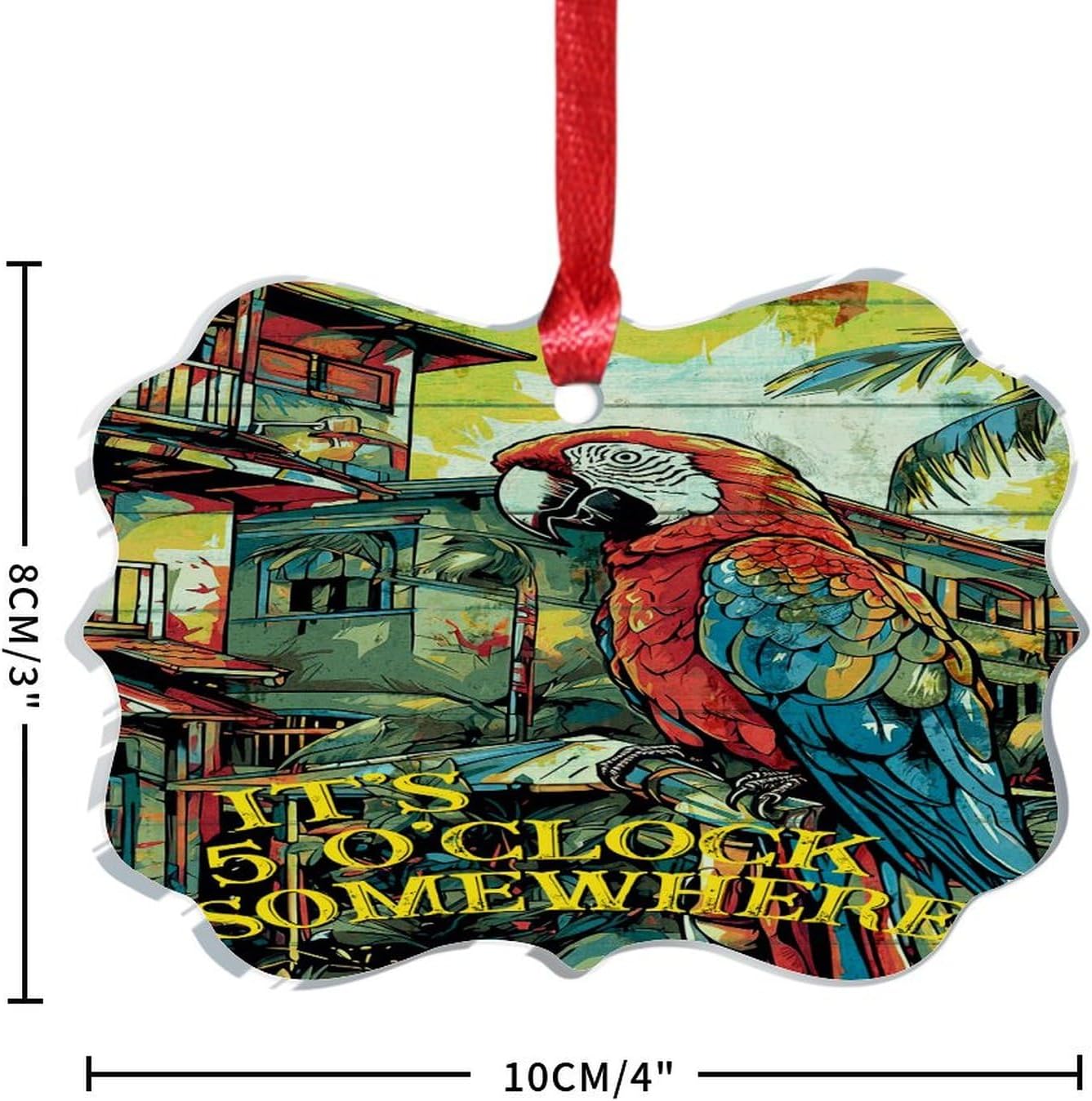 3 Acrylic Christmas Ornaments 2024 Funny Hanging Baubles Decoratives
