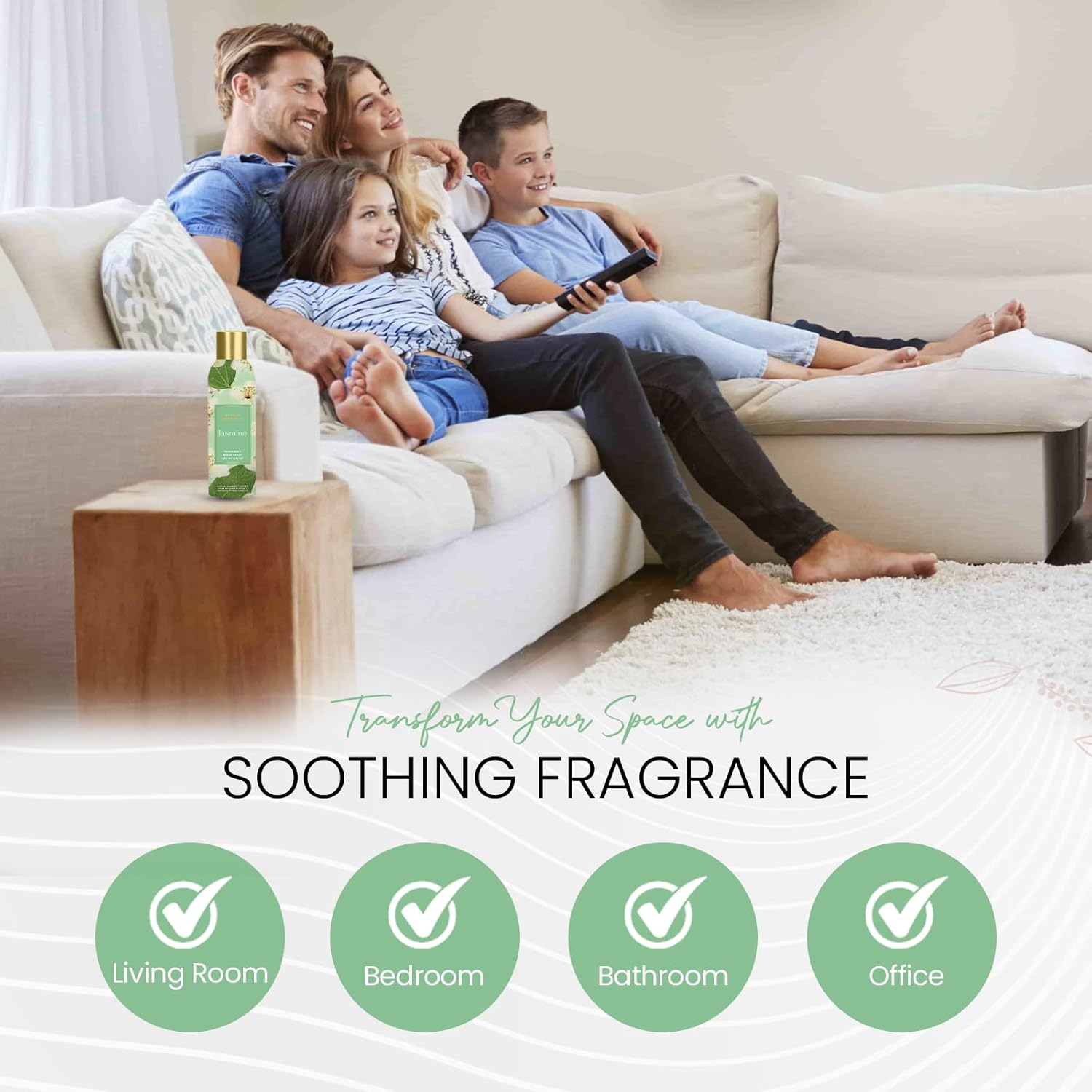 Brooklyn Fragrance Co Spring Floral Room Spray - 6 Fl oz Premium Jasmine Air Freshener