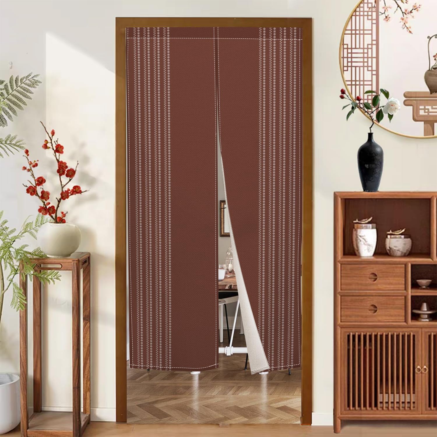 Japanese Style Noren Curtain Panel 34x60 Inch