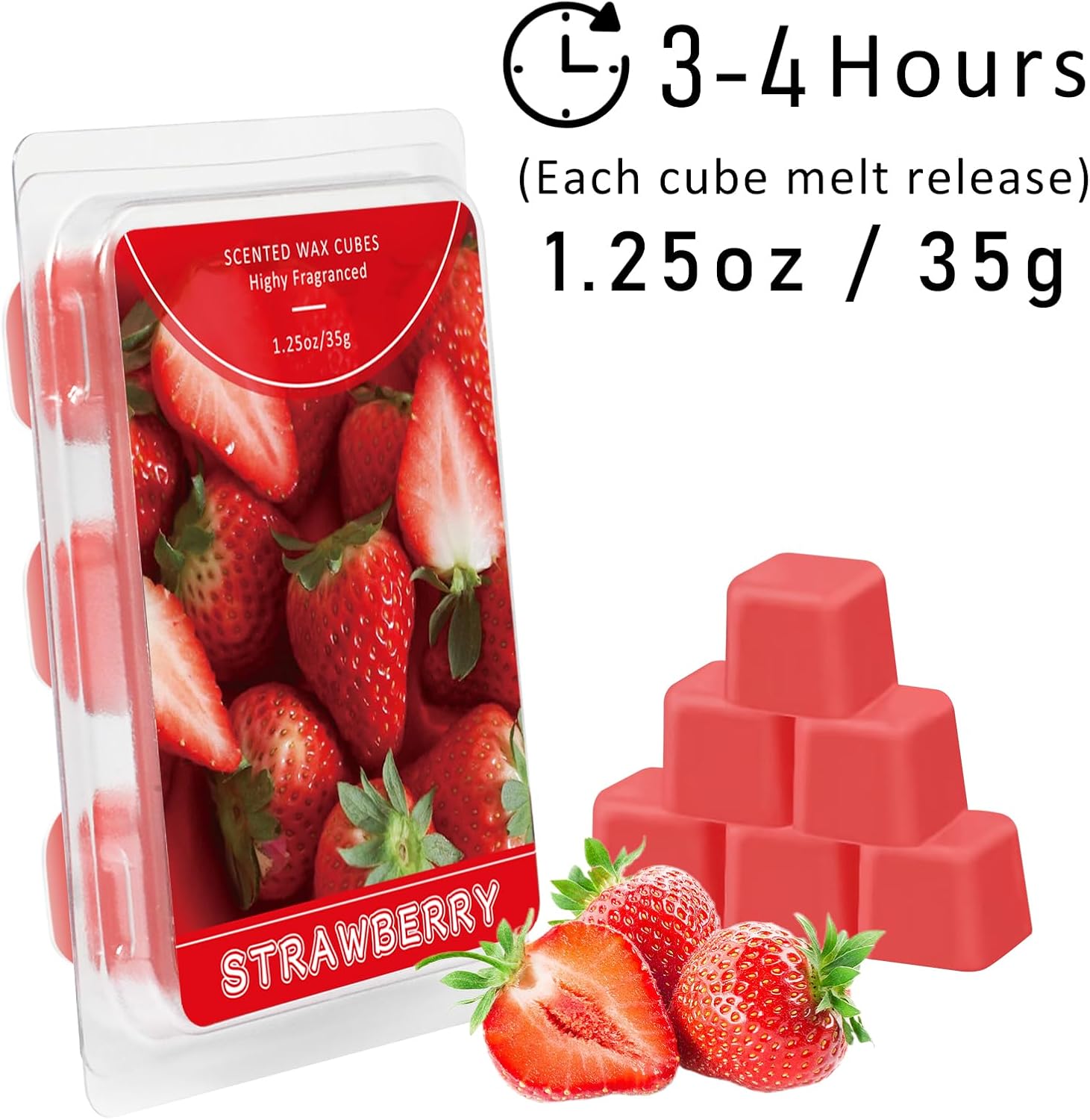 STRN Scented Wax Melts 6 Pack with Fruit Scents