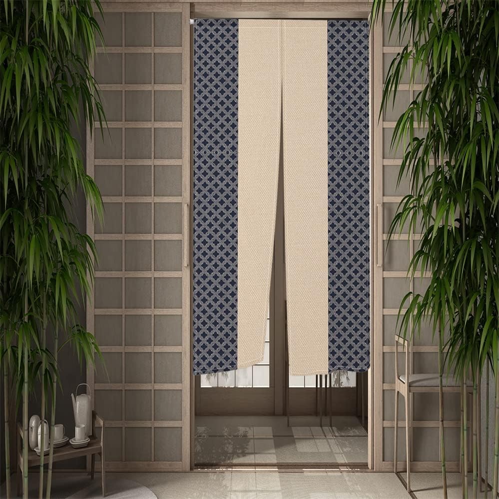 Leowefowa Japanese Noren Panel Curtain 335 x 709 Inches
