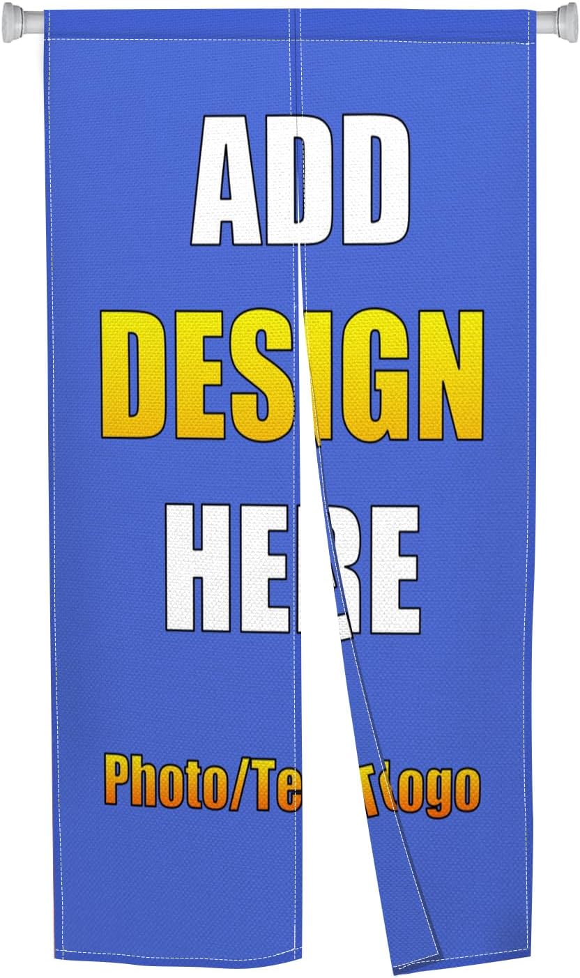 Custom Double Sided Noren Curtain for Home Decor