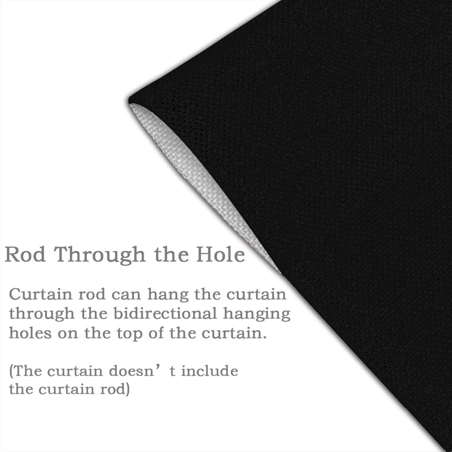 NALAHOME Custom Door Curtain Panels with Text or Photo