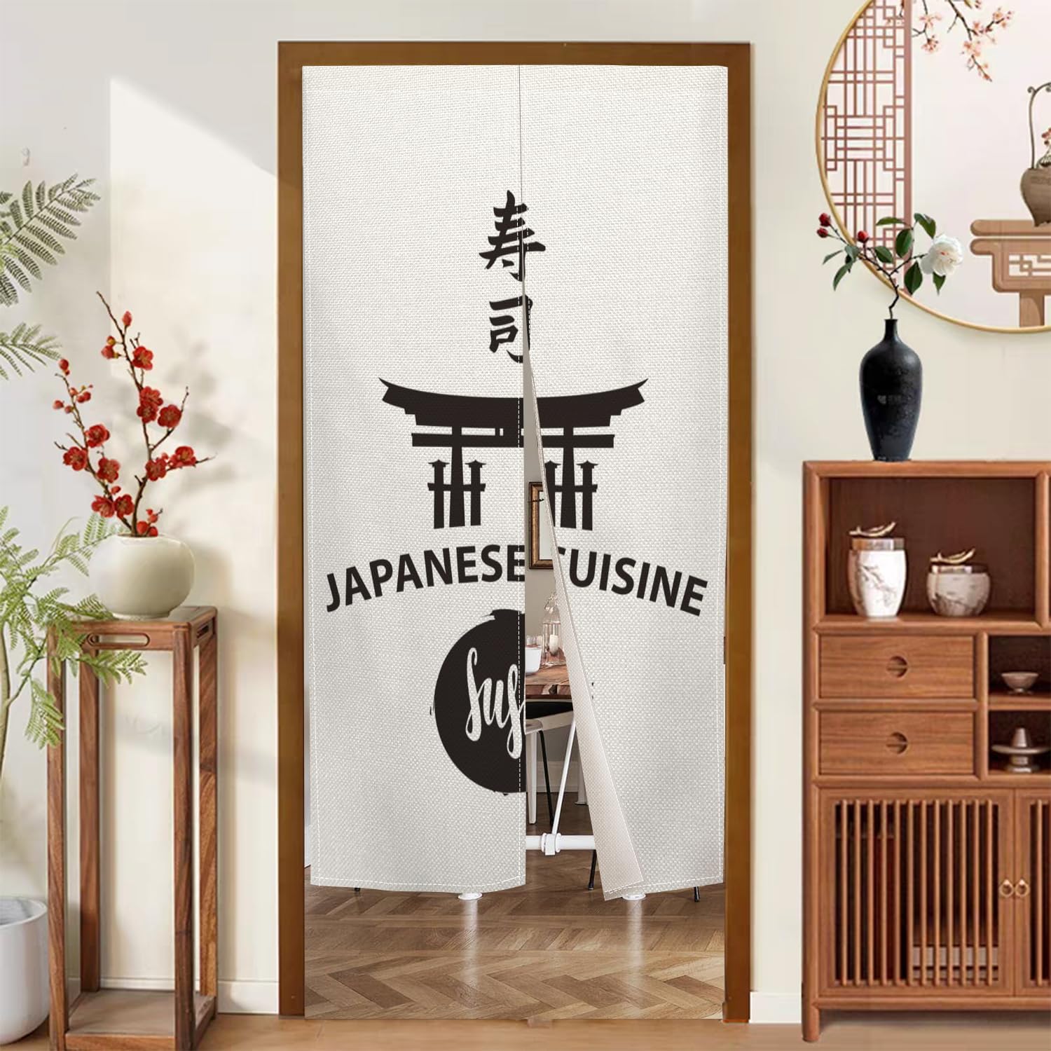 Japanese Noren Door Curtain Decor 283x472 Inches