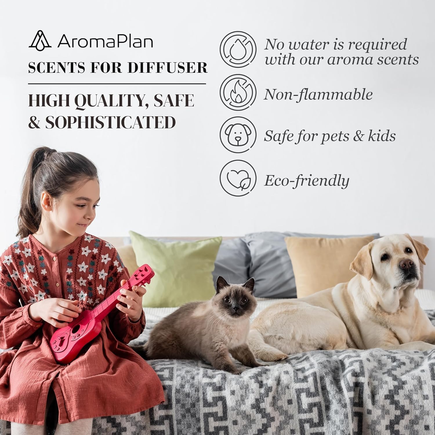 AROMAPLAN Lifestyle Air 5 Fl Oz Diffuser Oil 2 Pack
