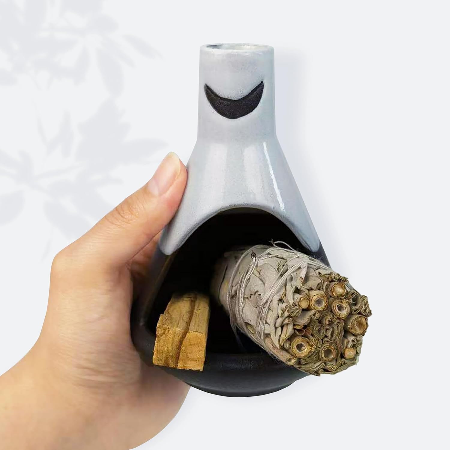 Yiasson 4-in-1 Ceramic Incense Holder Burner