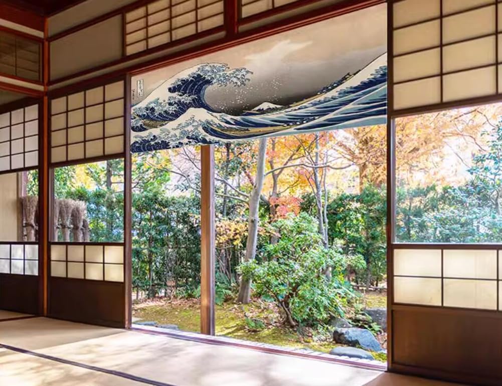 Japanese Sushi Bar Noren Curtain Panel 1