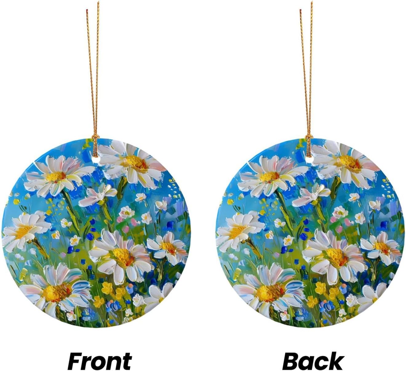 Christmas Ornaments Ceramic Pendant Decor