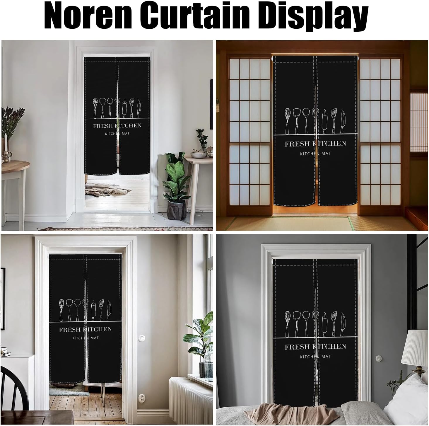 Japanese Noren Door Curtain 335 x 709 Inches